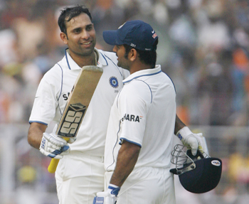 Mahendra Singh Dhoni, VVS Laxman