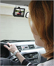 Colour monitor in Car