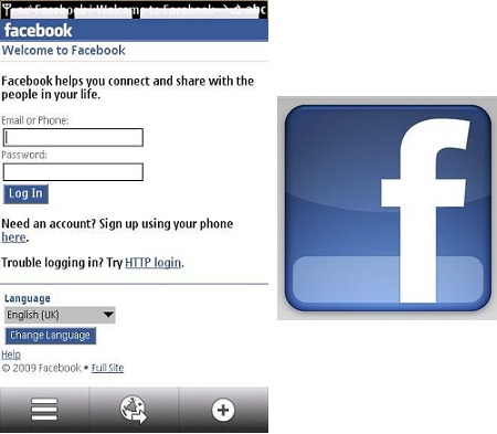 facebook in mobile