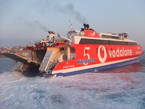 Greek ship runs aground, passengers waiting to be evacuated