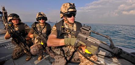 German navy arrest nine in Somalia pirate attack 