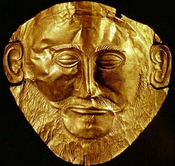 gold mask discovered 