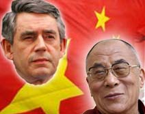 Gordon Brown & Dalai Lama