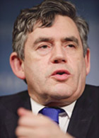 British Prime Minister Gordon Brown