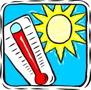 Hot morning in Delhi, clear day ahead