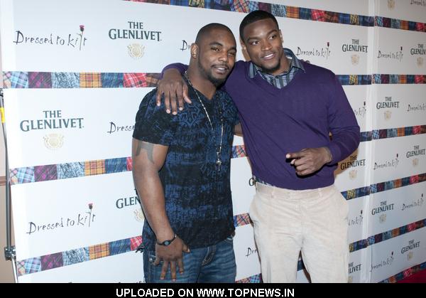 Ahmad Bradshaw and Danny Ware at 9th Annual Dressed to Kilt Charity Fashion Show - Arrivals Ahmad Bradshaw and Danny Ware at 9th Annual Dressed to Kilt Charity Fashion Show - Arrivals