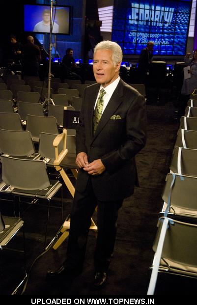 Alex Trebek Host Of Jeopardy! Conducts Pre-Show Interviews at CES 2009 During Taping Of Jeopardy! 25th Anniversary - January 8 Alex Trebek Host Of Jeopardy! Conducts Pre-Show Interviews at CES 2009 During Taping Of Jeopardy! 25th Anniversary - January 8