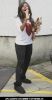 Alexandra Burke outside the ITV studios