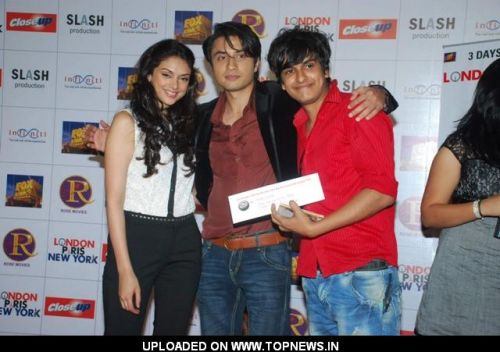 Ali Zafar and Aditi Rao Hydari at London Paris New York movie's Valentine's Day Promotion event