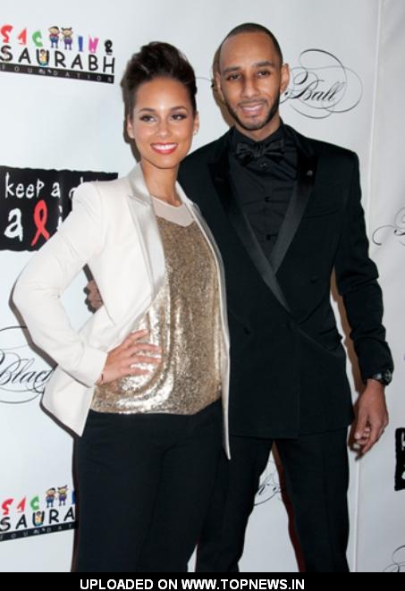 Alicia Keys and Swizz Beatz at the Keep A Child Alive Black Ball Alicia Keys and Swizz Beatz at the Keep A Child Alive Black Ball