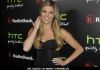 Amber Lancaster at RadioShack's HTC EVO 3D Launch Party - Arrivals