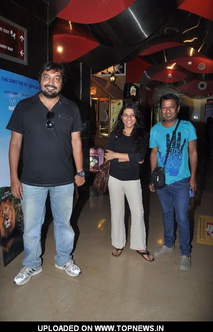 Anurag Kashyap, Zoya Akhtar and Onir at Special screening and panel discussion of the movie "The Artist"