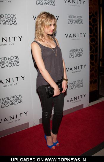 Ashley Benson Celebrates Birthday at Vanity Nightclub in Vegas Ashley Benson Celebrates Birthday at Vanity Nightclub in Vegas