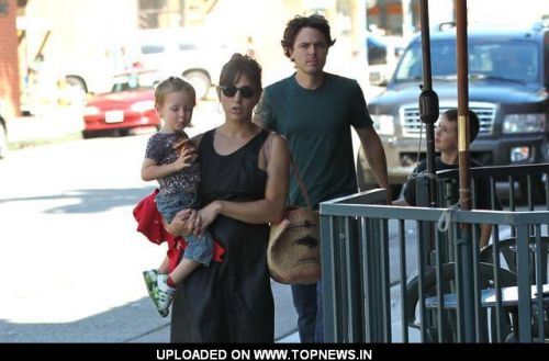 Casey Affleck with his son Indiana August arriving at a medical centre in Beverly Hills Casey Affleck with his son Indiana August arriving at a medical centre in Beverly Hills