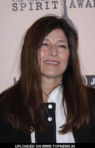 Catherine Keener at 2011 Film Independent Spirit Awards Press Room