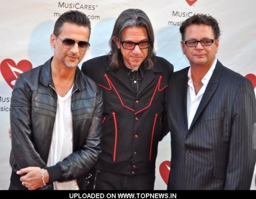 Kevin Lyman and Dave Gahan at 7th Annual MusicCares Map Fund Benefit Concert