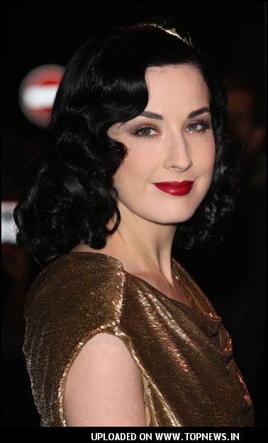 "Dita-Von-Teese" at British Fashion Award at the Horticultural Hall in London