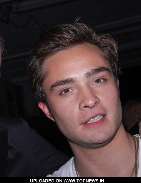 Ed Westwick at MAC Cosmetics Hosts Private Artists' Studio Tour Arrivals