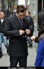 Ed Westwick at "Gossip Girl" Filming on Madison Avenue in New York City on November 29, 2010