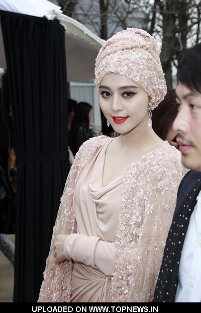 fan bing bing at paris fashion week fall/winter 2012 - elie saab ...