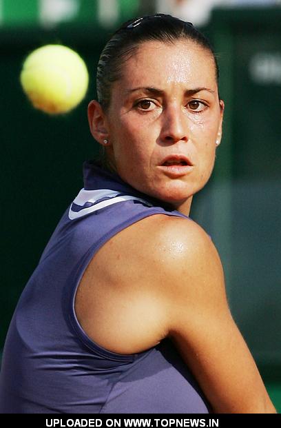 Flavia Pennetta at Sony