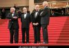 Frederic Mitterrand, Gilles Jacob and Thierry Fremaux at 64th Annual Cannes Film Festival -Arrivals