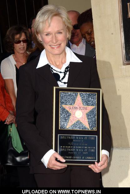 Glenn Close at Honored With a Star on the Hollywood Walk of Fame on January 12, 2009 Glenn Close at Honored With a Star on the Hollywood Walk of Fame on January 12, 2009