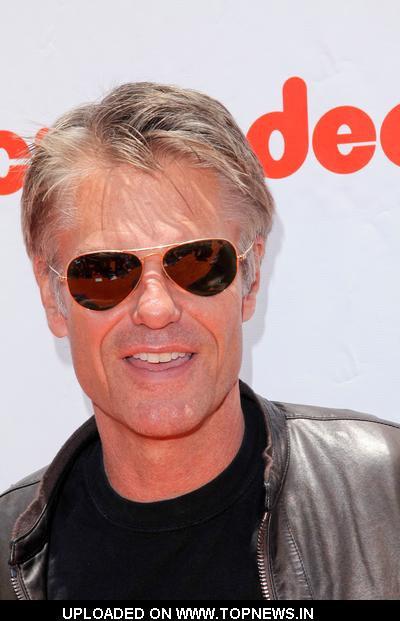 Harry Hamlin at Nickelodeon iParty with Victorious Premiere Orange 