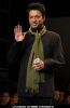 Bollywood actor Irfan Khan displays a creation by designer Meera Ali at the Wills Lifestyle India Fashion week 2012,in New Delhi