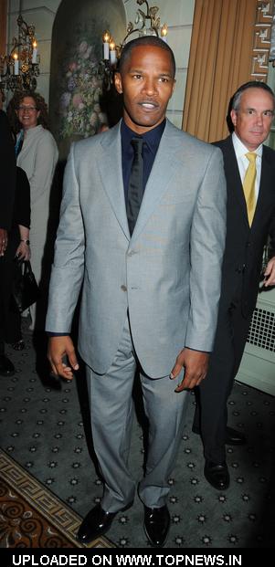 Jamie Foxx at 2009 UJA Federation of New York Music Visionary of the Year Luncheon - Arrivals Jamie Foxx at 2009 UJA Federation of New York Music Visionary of the Year Luncheon - Arrivals
