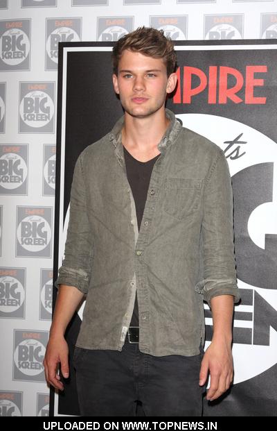 Jeremy Irvine at Empire Big Screen at the O2 Arena in London Jeremy Irvine at Empire Big Screen at the O2 Arena in London