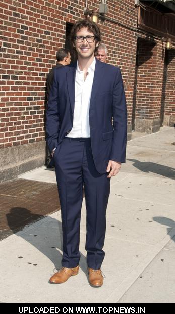 Josh Groban at "Late Show with David Letterman" Josh Groban at "Late Show with David Letterman"