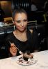 Kat Graham Dines and Celebrates at Sugar Factory