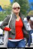 Kerry Katona  heads back to her car after shopping at Outfit