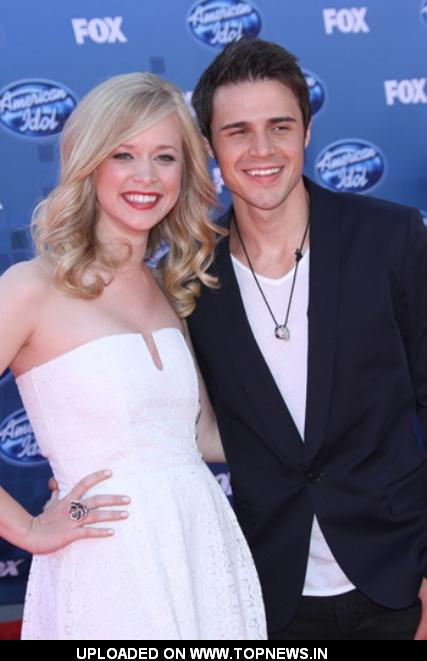 Kris Allen and Katy Allen at American Idol 2011 Finale Arrivals  