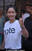 Manyata Dutt went out of their house to cast their valuable votes