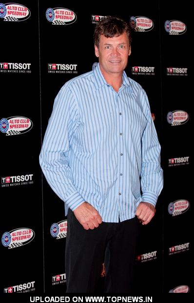 Michael Waltrip at Auto Club Speedway and Tissot's "Running Wide Open" Event - Arrivals Michael Waltrip at Auto Club Speedway and Tissot's "Running Wide Open" Event - Arrivals