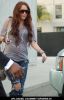 Miley Cyrus Shopping at Maxfield in West Hollywood