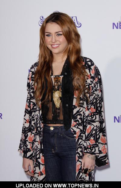 Miley Cyrus at "Justin Bieber: Never Say Never" Los Angeles Premiere - Arrivals Miley Cyrus at "Justin Bieber: Never Say Never" Los Angeles Premiere - Arrivals