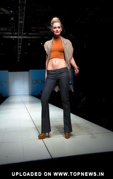 Model at Los Angeles Fashion Week Fall/Winter 2011 - Doctrine - Runway Model at Los Angeles Fashion Week Fall/Winter 2011 - Doctrine - Runway
