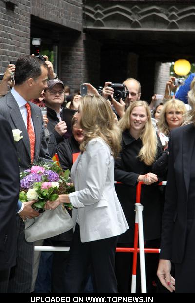 Prince Felipe and Princess Letizia of Spain Attend the Inauguration of the 