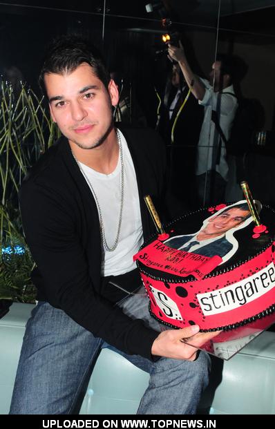 Rob Kardashian Celebrates His 24th Birthday at Stingaree Nightclub in San