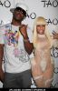 Safaree Samuel and Nicki Minaj at her 26th Birthday Celebration at Tao in Las Vegas on December 9, 2010