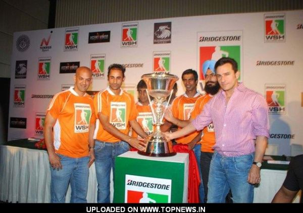 Saif Ali Khan at WSH Hockey press meet at Trident