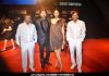 Actors  Sonam Kapoor, Neil Nitin Mukesh, Mastan and Abbas at Mission Impossible premiere at IMAX Wadala.