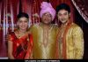 Sriti Jha, Raja Krishnamoorthi and Dhruv Bhandari at Press Conference of New Serial-Rakt Sambandh