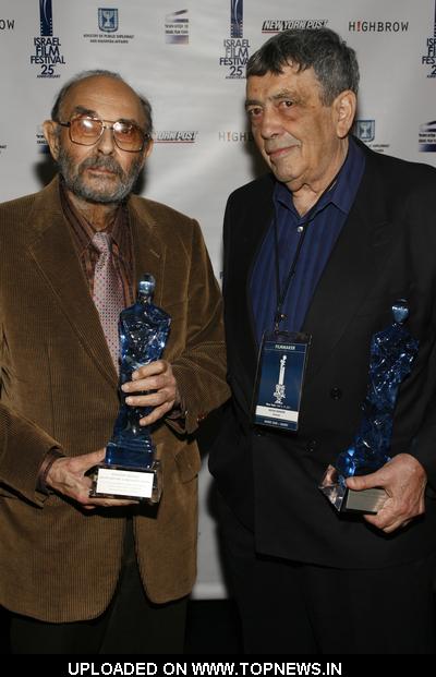 Stanley Donen and Micha Shagrir at 25th Annual Israel Film Festival - Opening Night and Awards Ceremony Stanley Donen and Micha Shagrir at 25th Annual Israel Film Festival - Opening Night and Awards Ceremony