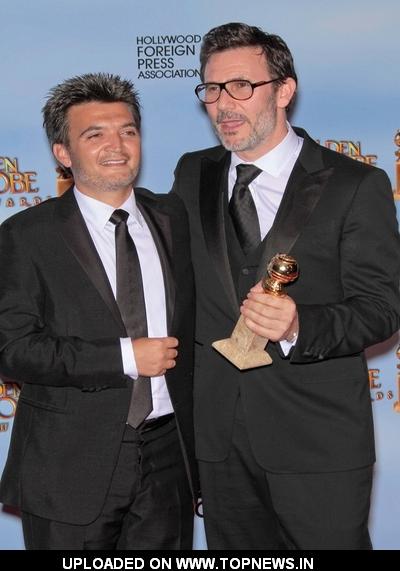 Thomas Langmann and Michel Hazanavicius at 69th Annual Golden Globe Awards - Press Room Thomas Langmann and Michel Hazanavicius at 69th Annual Golden Globe Awards - Press Room