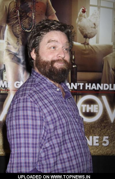 Celebrity Charities on Zach Galifianakis At  The Hangover  Celebrity Poker Charity Tournament