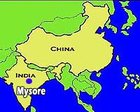 Mysore-based Tibetans protest against China